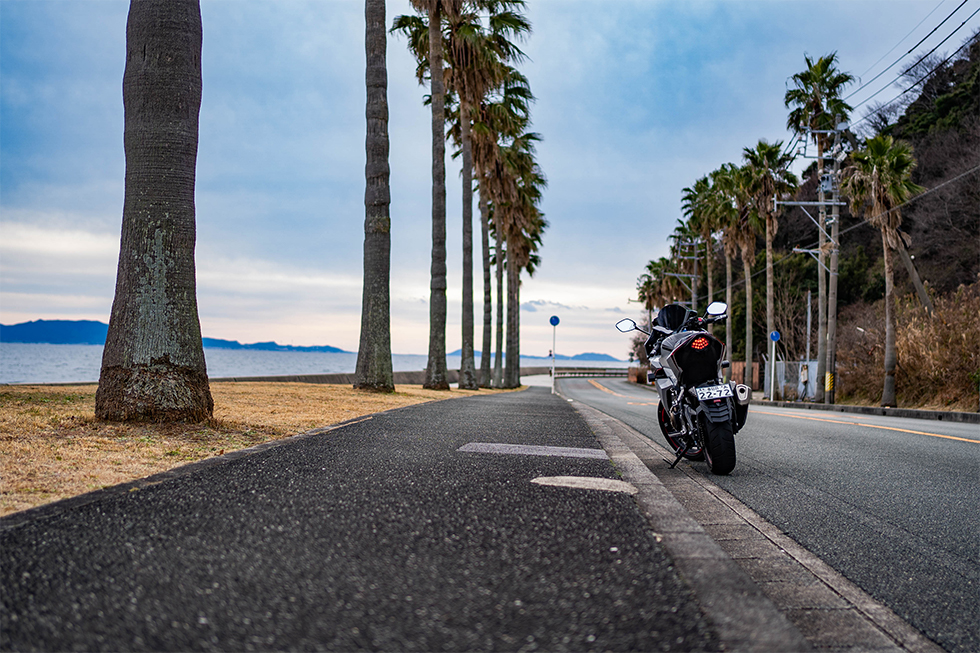 気分は常夏 バイクで走る西海岸風ツーリングロード ガマフォルニア In愛知県蒲郡 Haq Portal